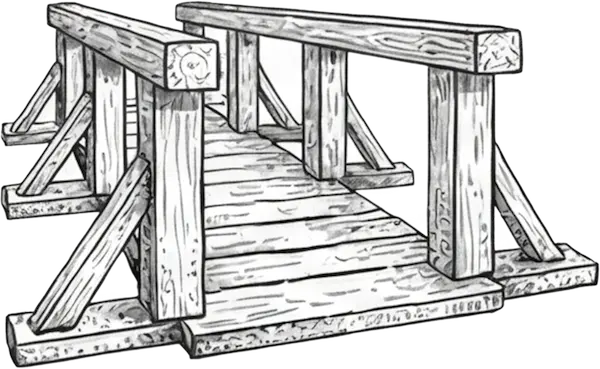 Trail bridge